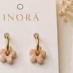 Blush Petal Hoops