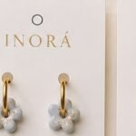 Periwinkle Petal Hoops