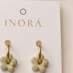 Sage Petal Hoops